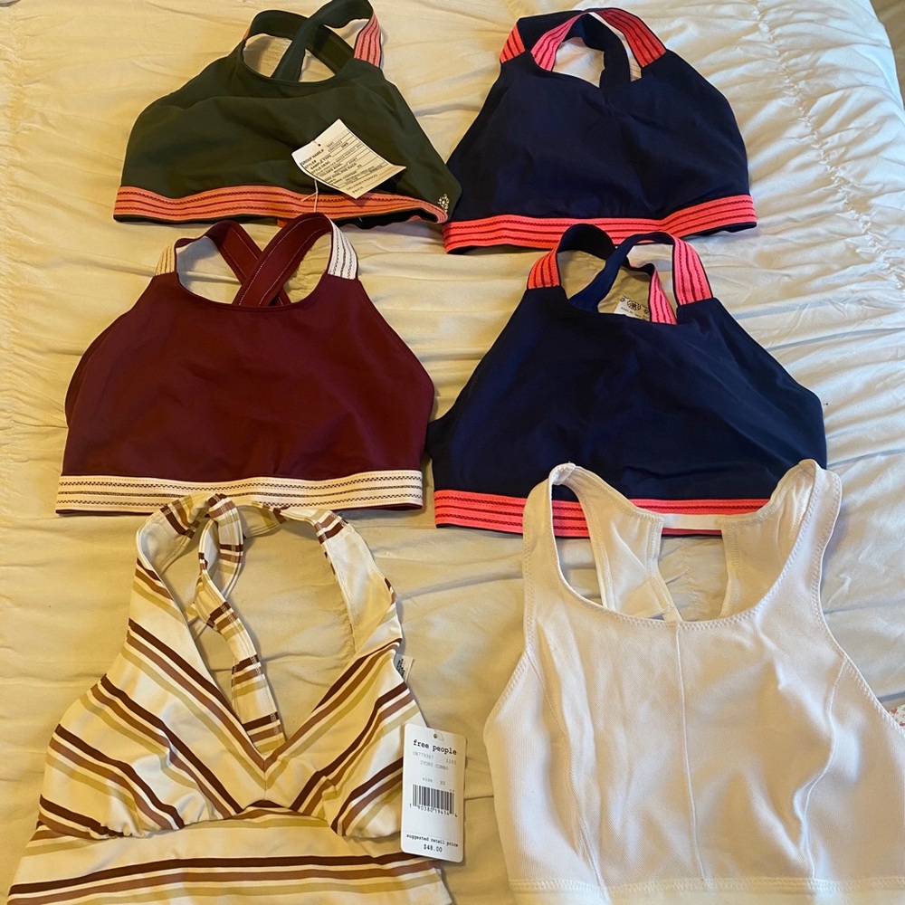 Free people nwt sports bra lot all XS - Picture 1 of 6